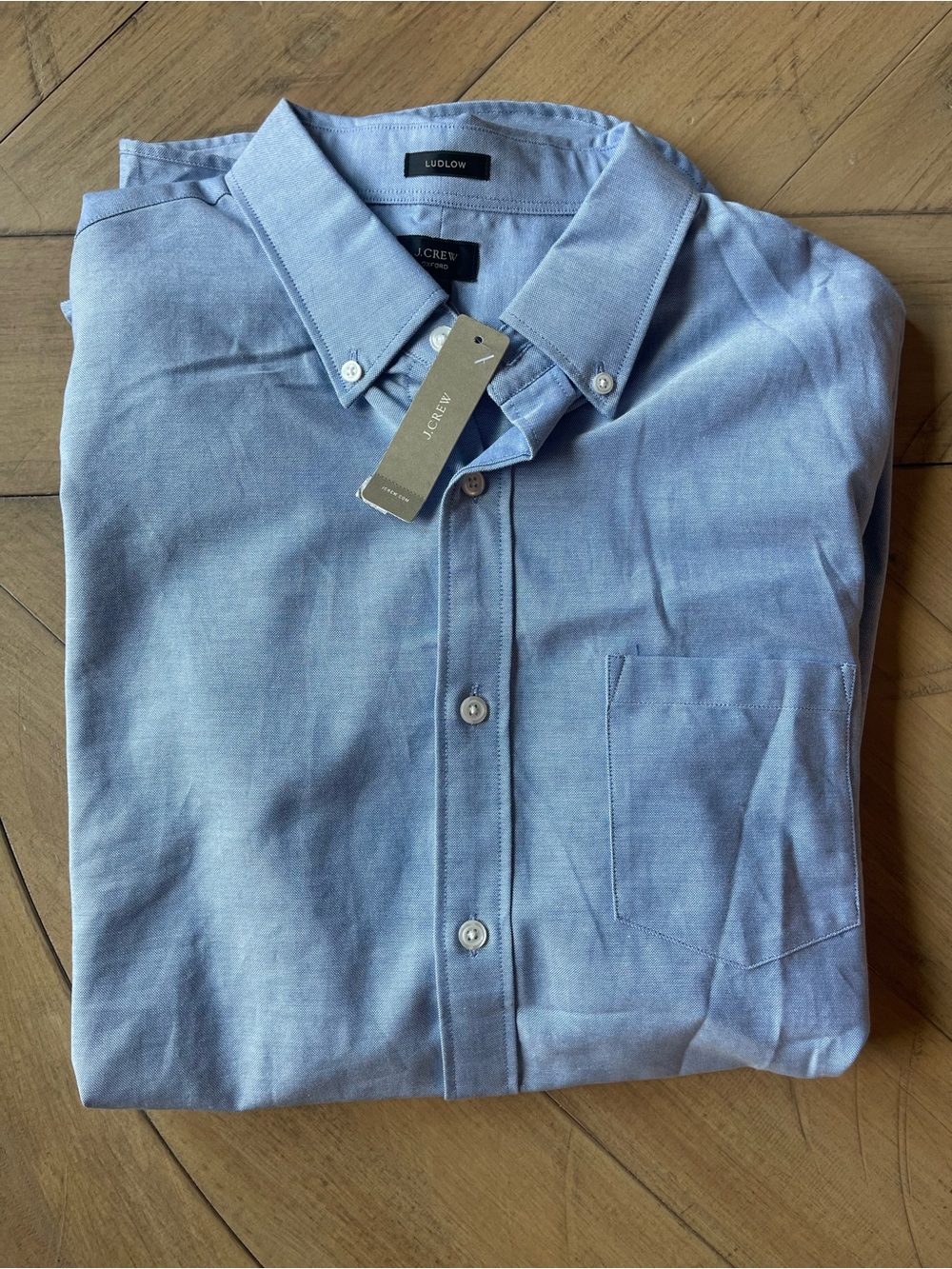 J. Crew Light Blue Button-Down Casual Shirt